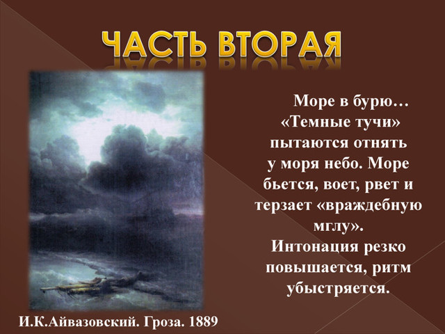 Анализ стихотворения Жуковского Море 9 класс сочинение