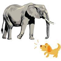 Слон и Моська - краткое содержание басни Крылова